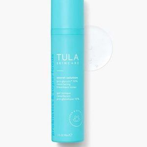 Tula secret solution  pro-glycolic® 10% resurfacing treatment toner